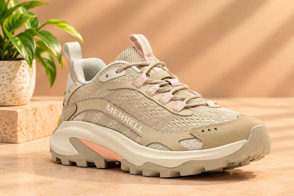 NWT Merrell Moab Speed 2 GTX, women Sneakers, Khaki, 8.5